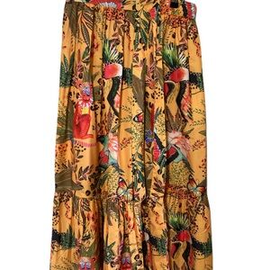 Rachel Vibrant Jungle Print Skirt